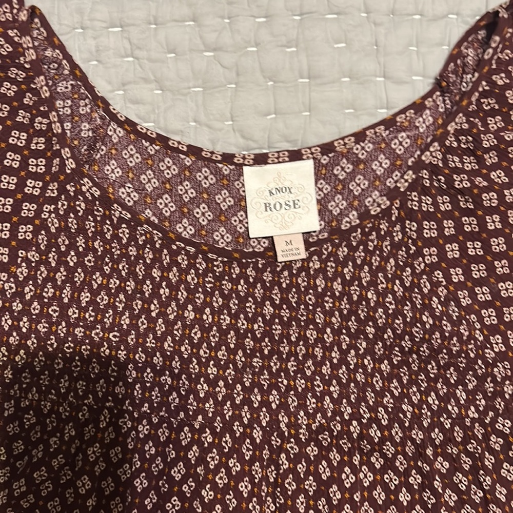 Knox Rose Top Size Medium excellent used condition Boho - Picture 2 of 10
